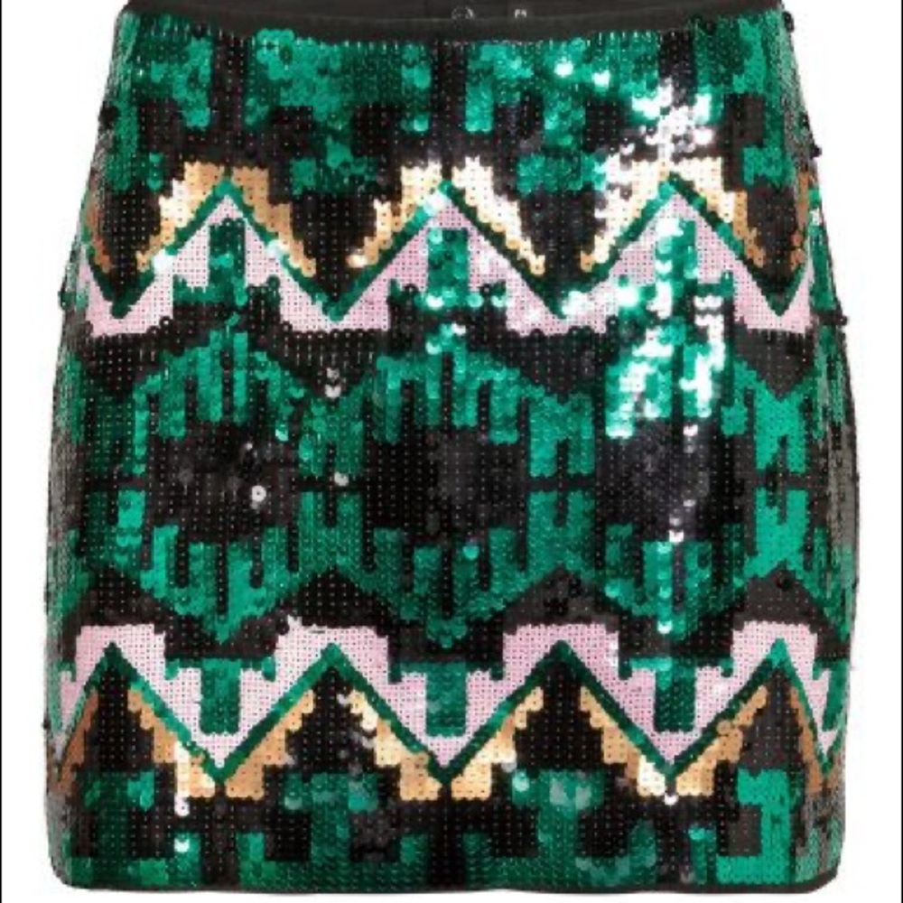 H&M Sequin Skirt